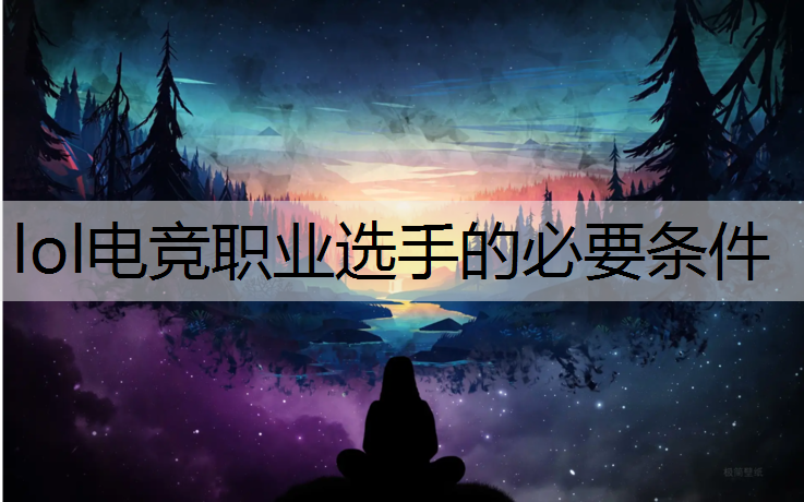 lol电竞职业选手的必要条件